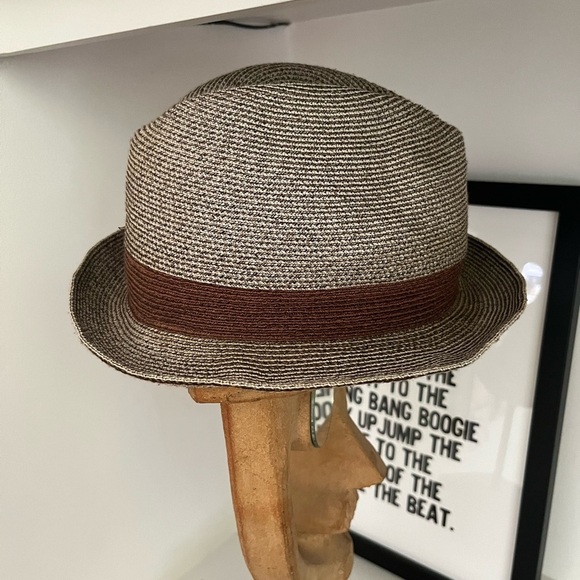 Borsalino Doria Raffia Hat Size 7.5 - Picture 4 of 10